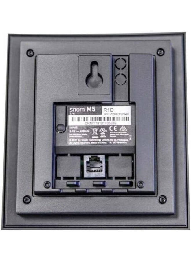 Snom M5 DECT Repeater, Up to 5 Simultaneous Calls, Increase The Range w/o Ethernet, Compatible with EU and US frequency, Support M300 and M700, Black | M5 - Image 3